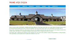 Desktop Screenshot of primeapexindia.com