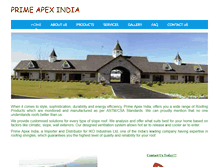 Tablet Screenshot of primeapexindia.com